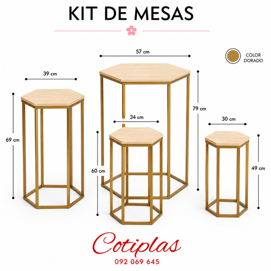 KIT DE MESAS