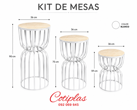 KIT DE MESAS
