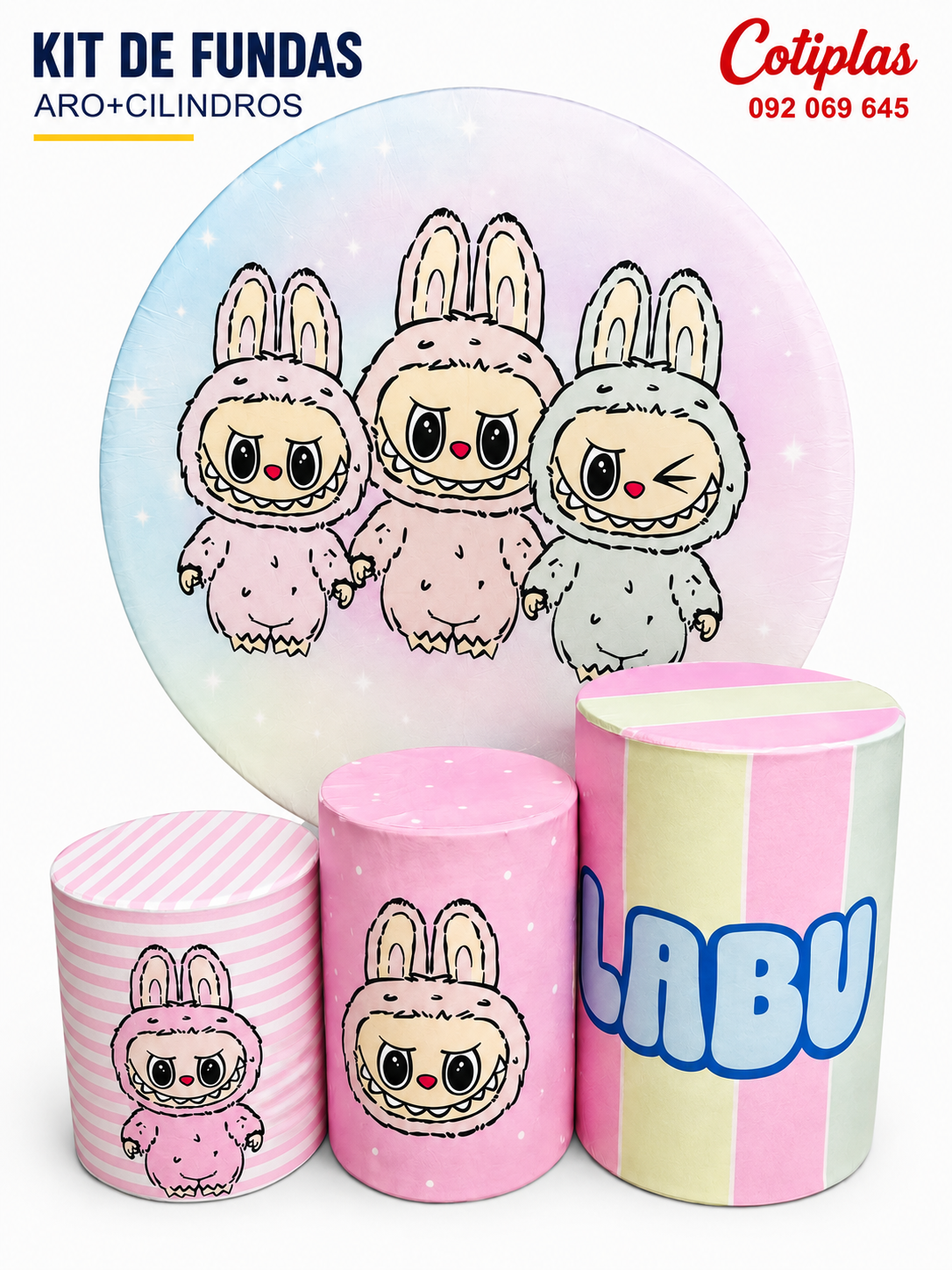 KIT DE FUNDAS LABUBU