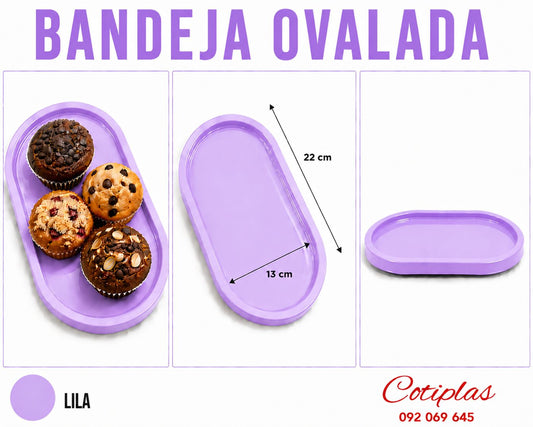 BANDEJA OVALADA