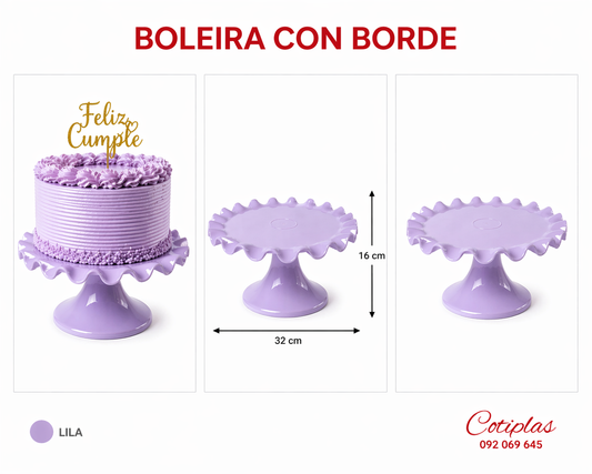 BOLEIRA CON BORDE