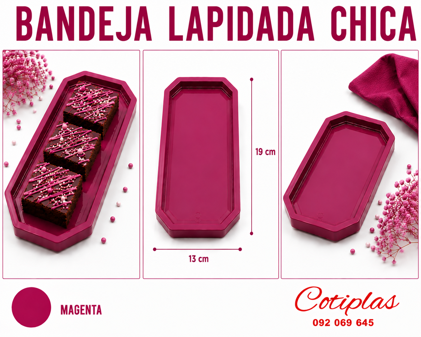 BANDEJA LAPIDADA CHICA
