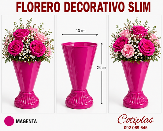 FLORERO DECORATIVO