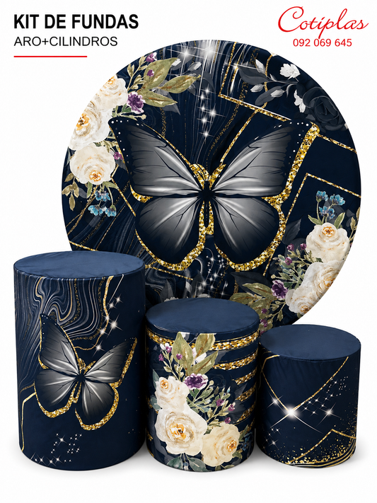 KIT DE FUNDAS MARIPOSA/FLORES