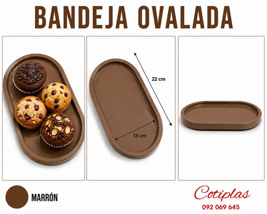 BANDEJA OVALADA