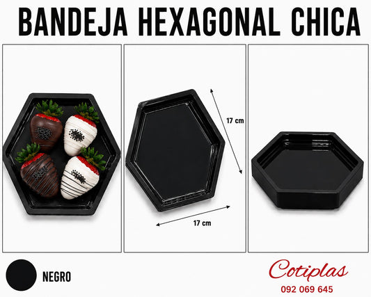 BANDEJA HEXAGONAL CHICA