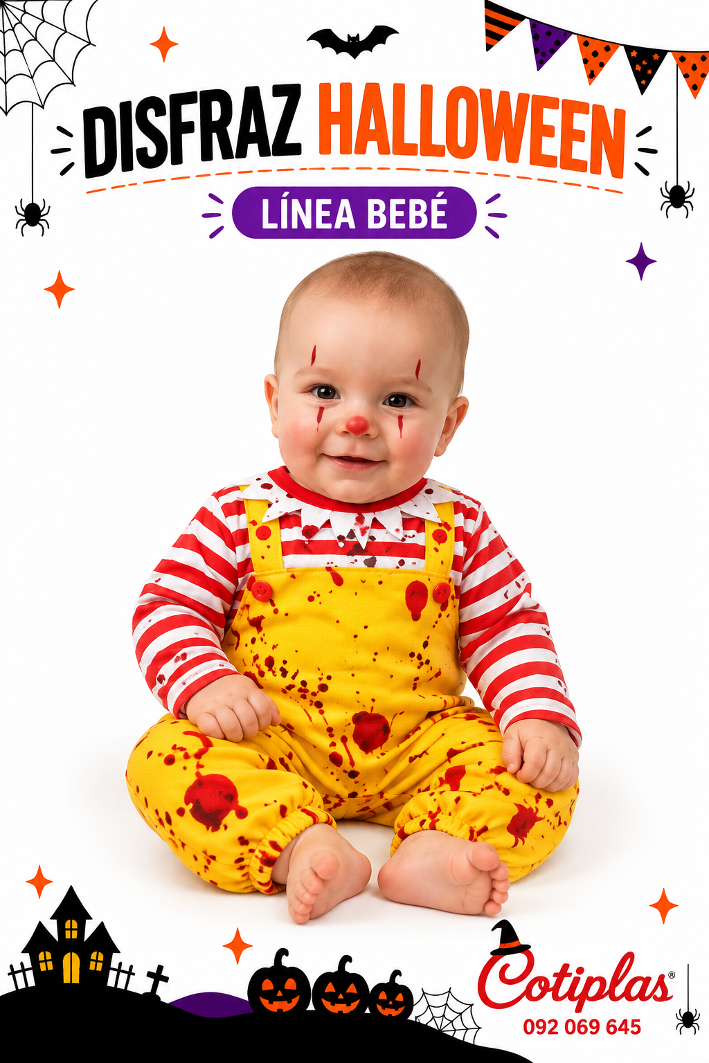 DISFRAZ PAYASO / LÍNEA BEBÉ