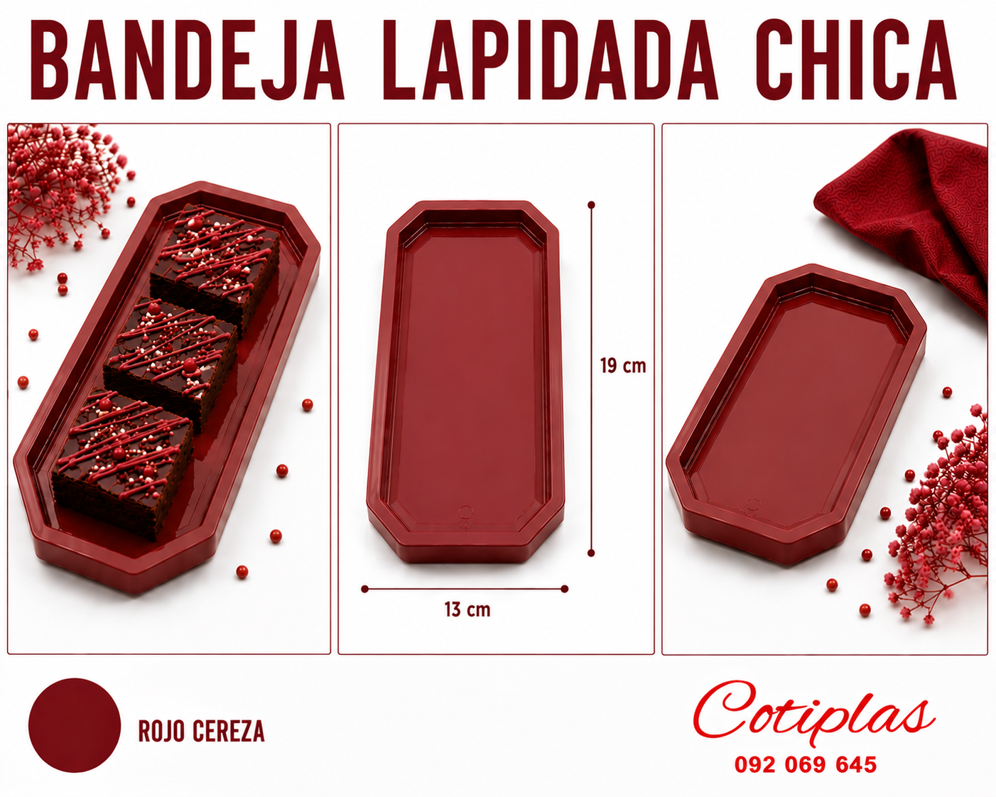 BANDEJA LAPIDADA CHICA