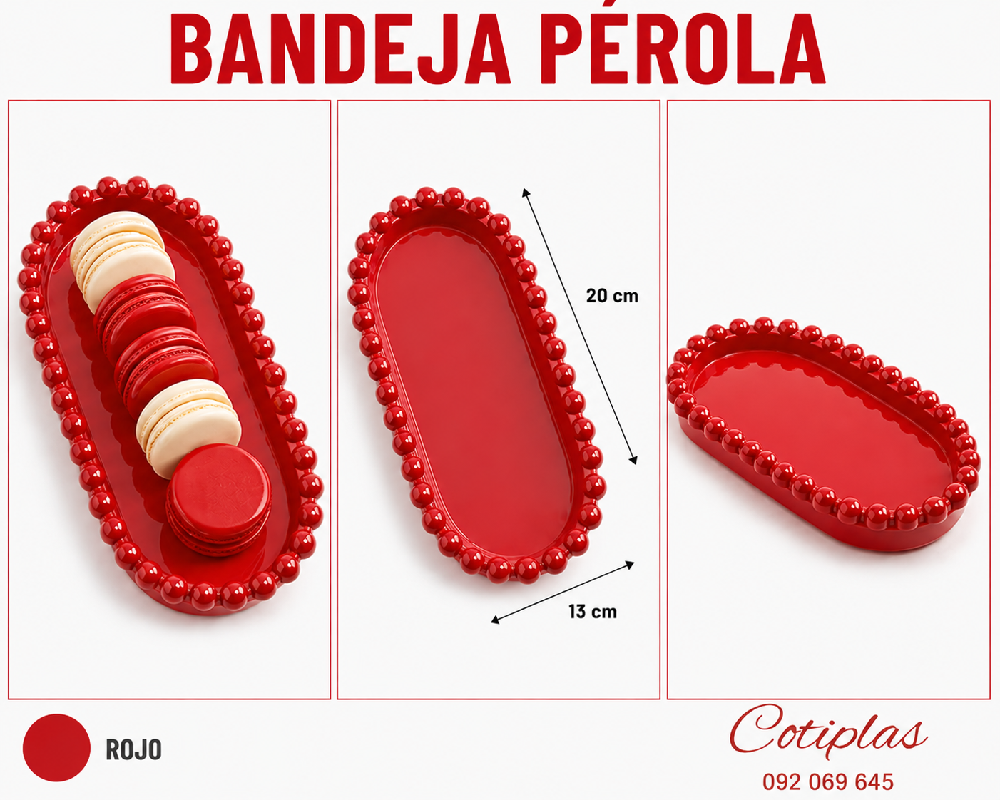 BANDEJA PÉROLA