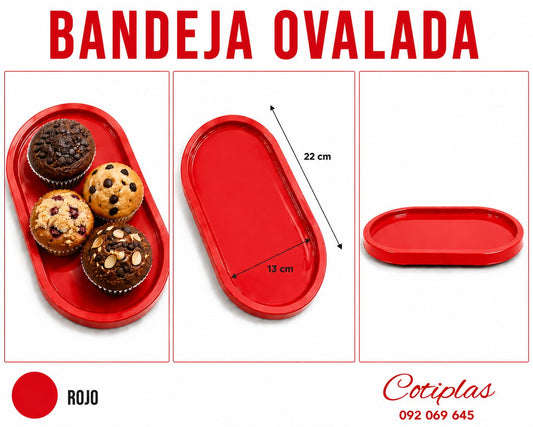 BANDEJA OVALADA