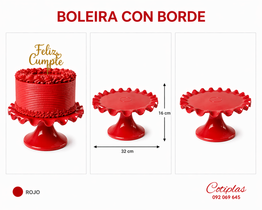 BOLEIRA CON BORDE