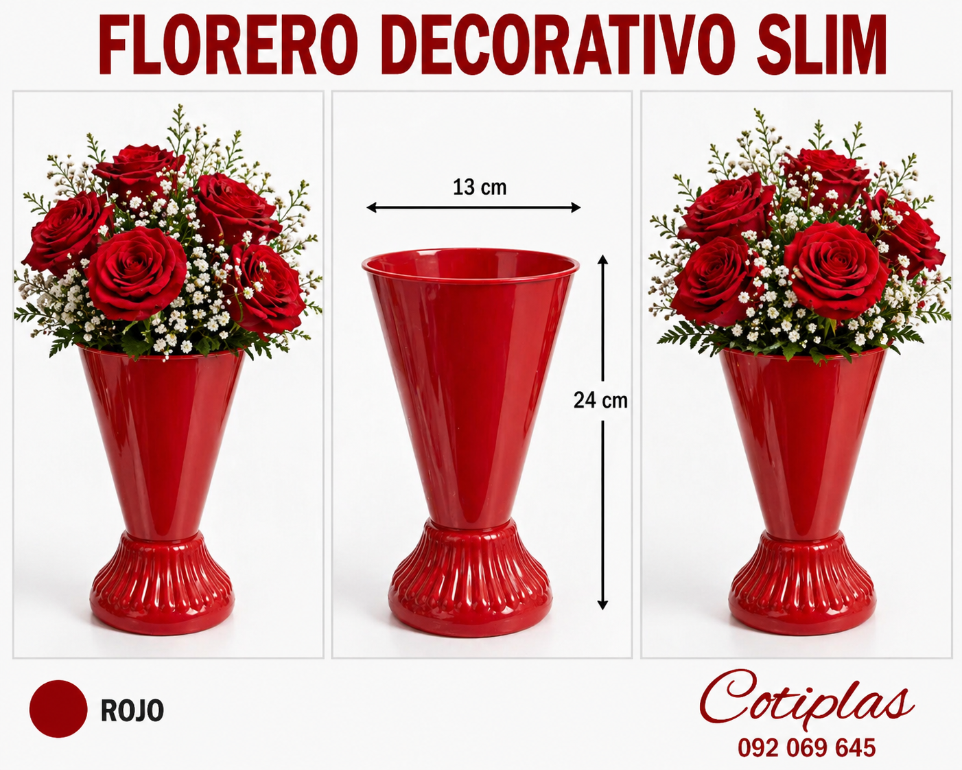 FLORERO DECORATIVO