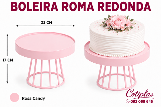 BOLEIRA ROMA REDONDA