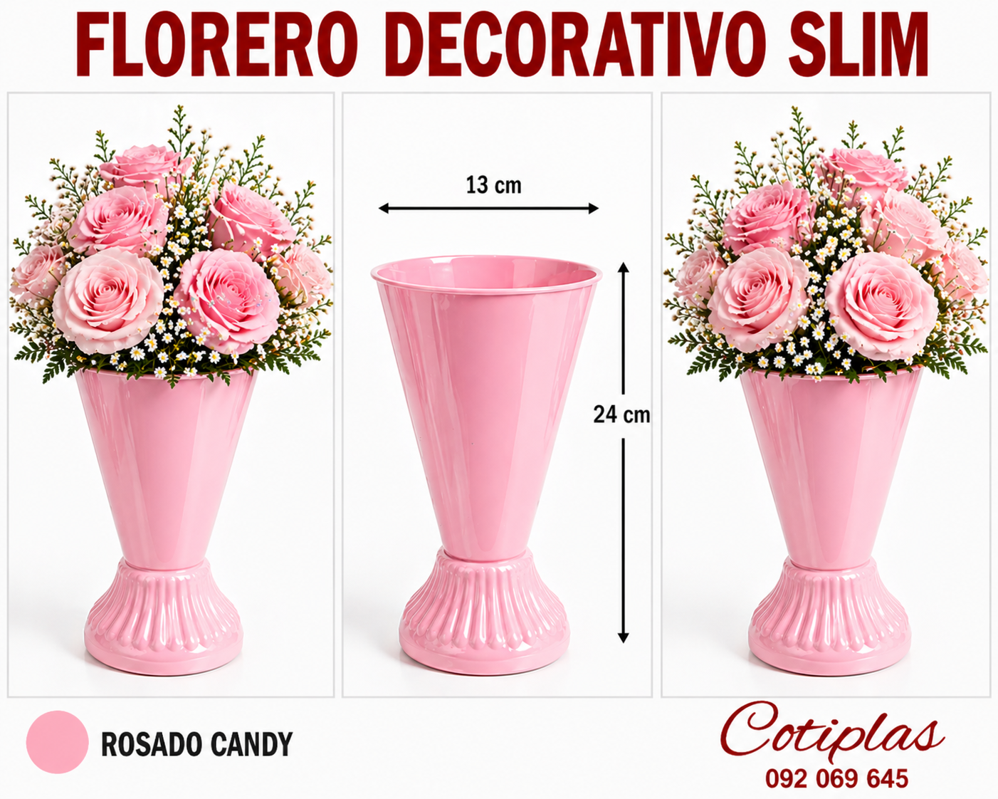 FLORERO DECORATIVO