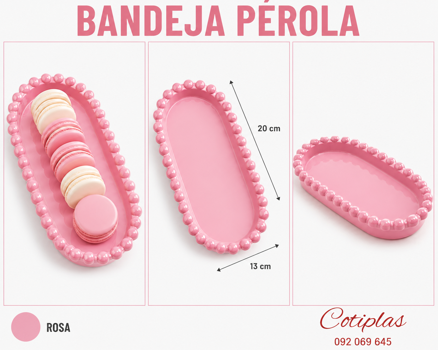 BANDEJA PÉROLA