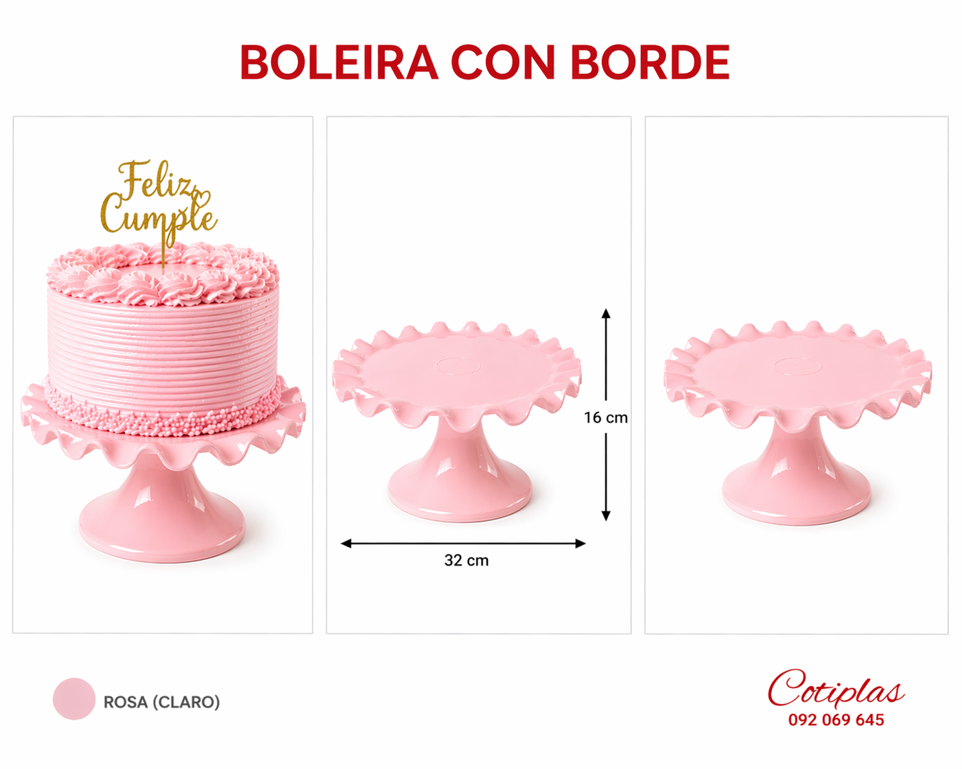 BOLEIRA CON BORDE