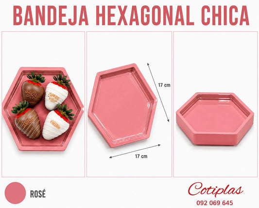 BANDEJA HEXAGONAL CHICA