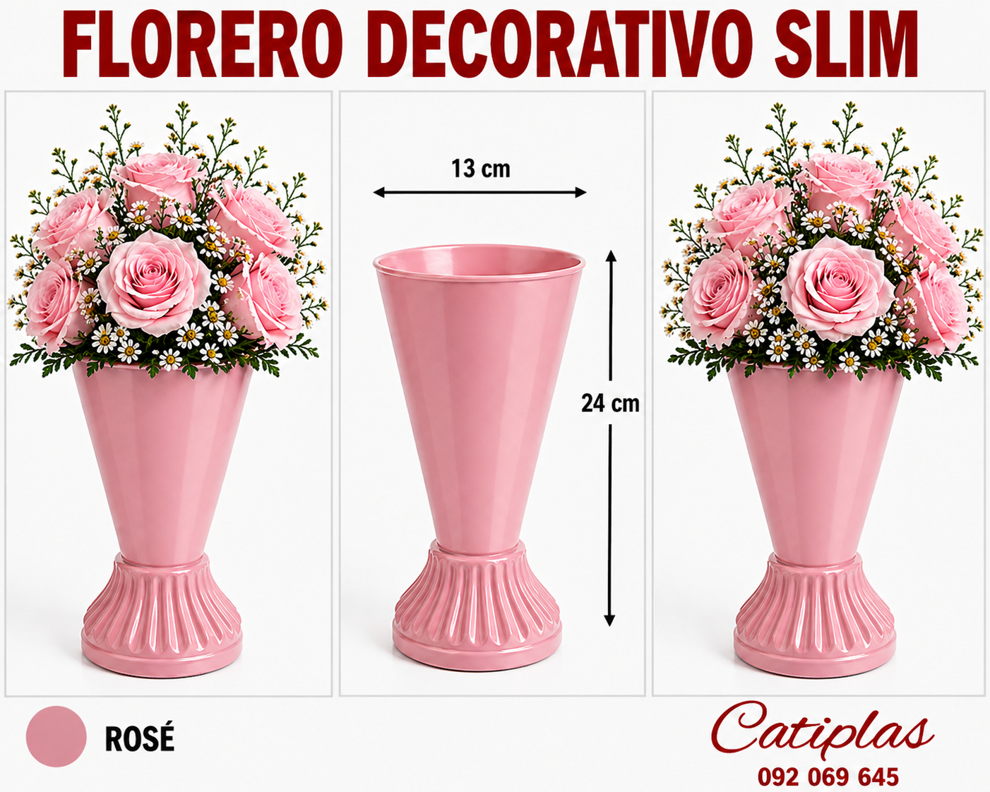 FLORERO DECORATIVO