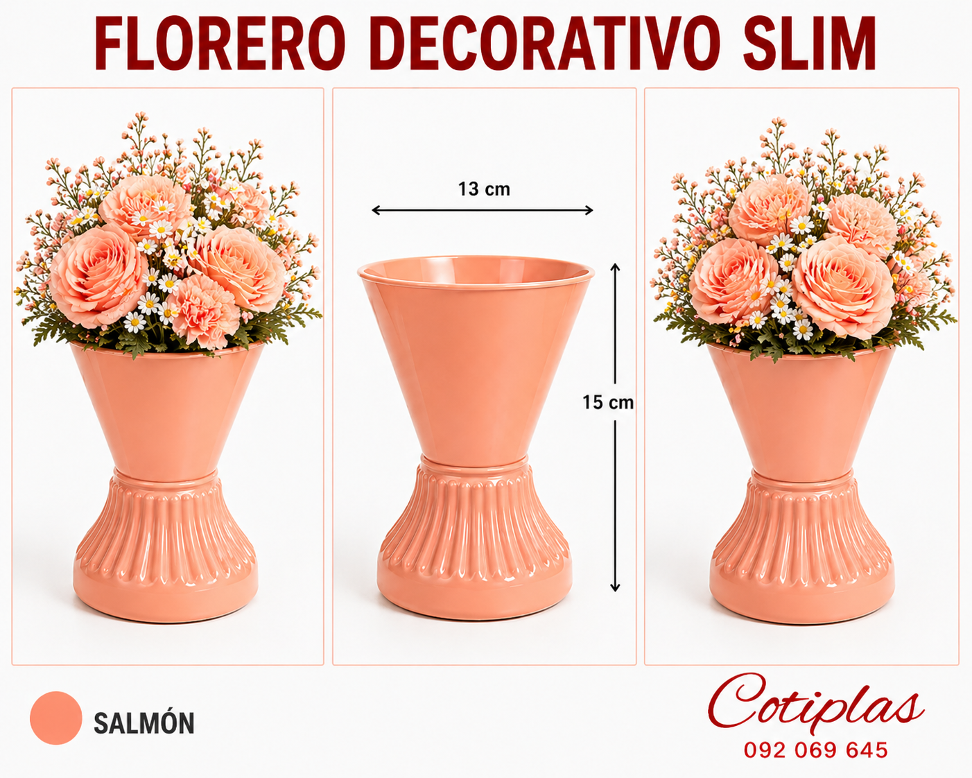 FLORERO DECORATIVO CHICO