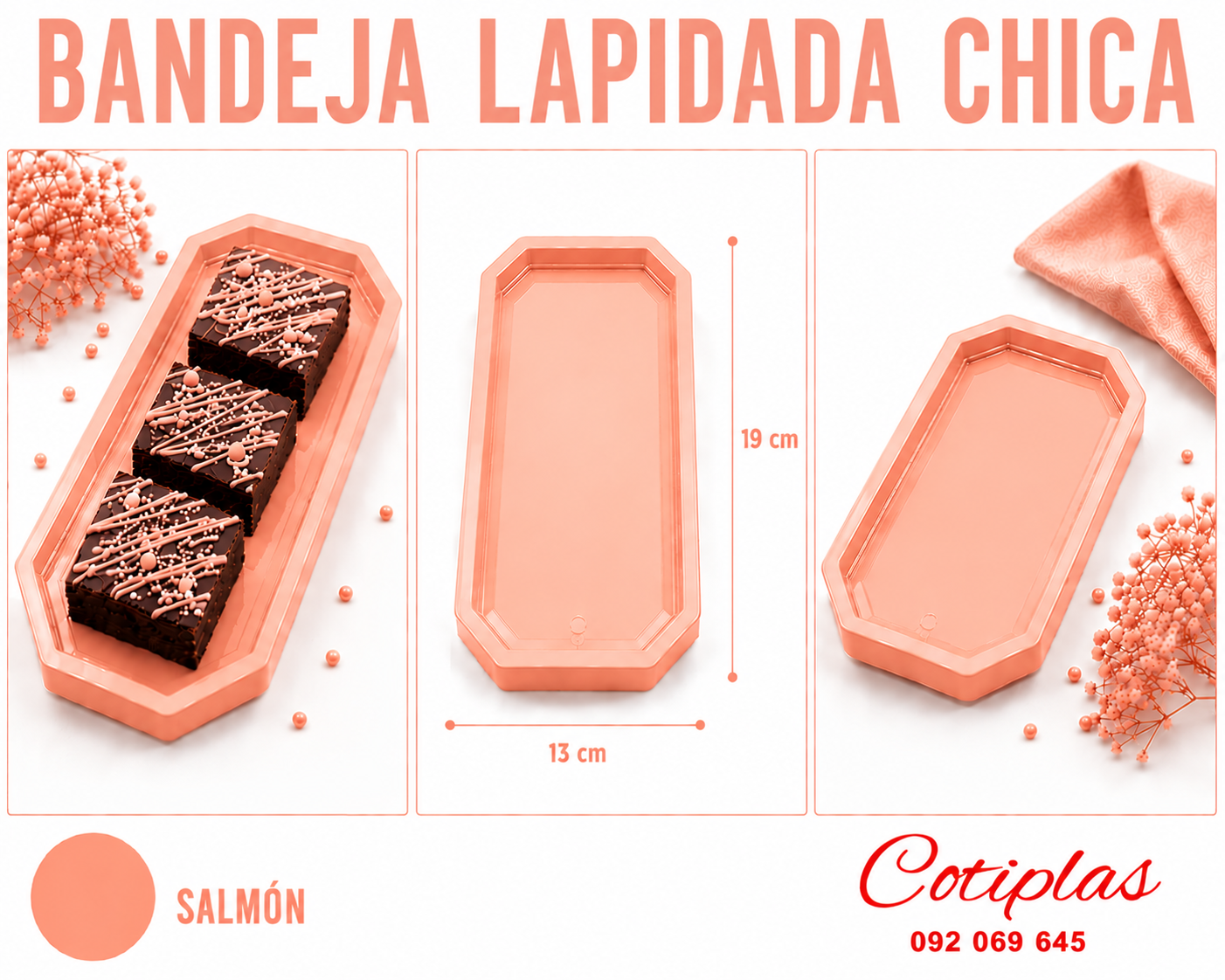 BANDEJA LAPIDADA CHICA