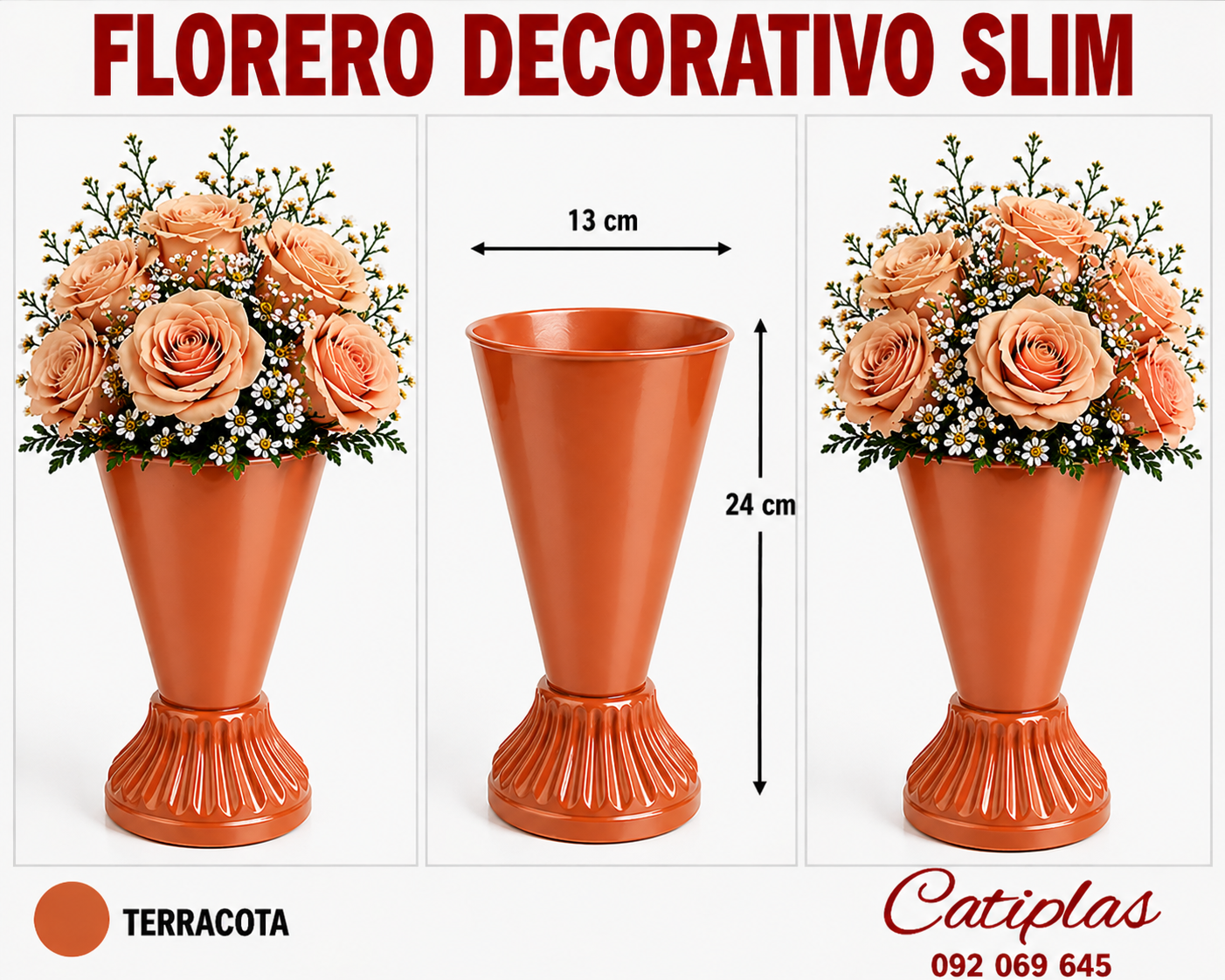 FLORERO DECORATIVO