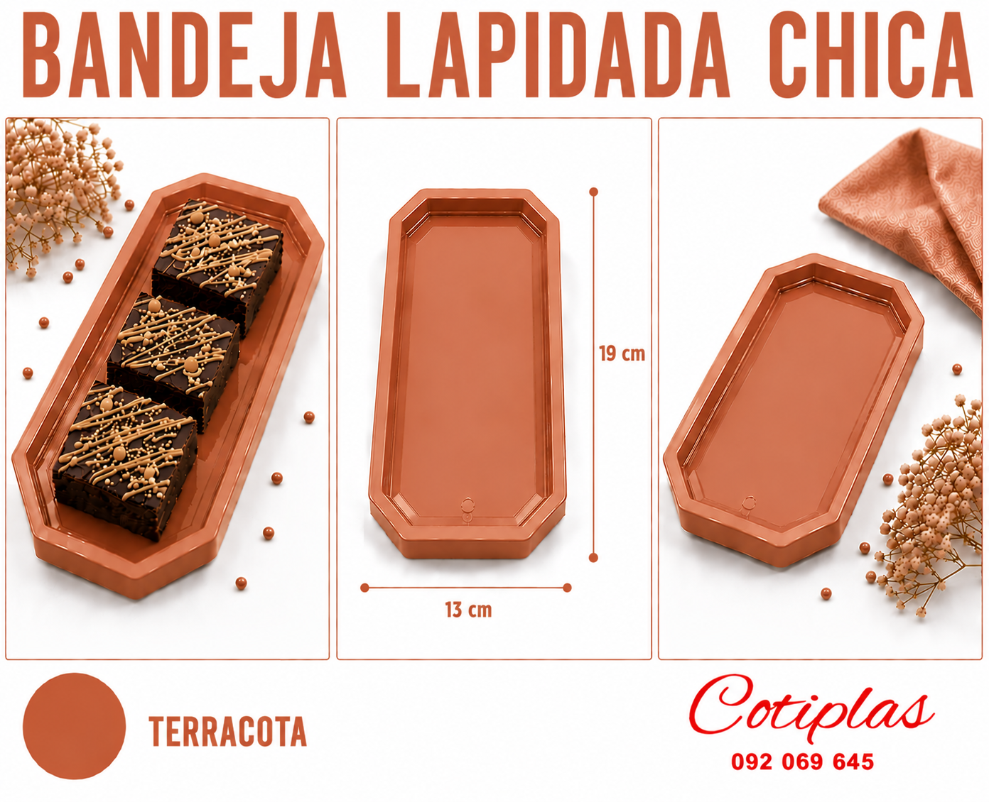 BANDEJA LAPIDADA CHICA