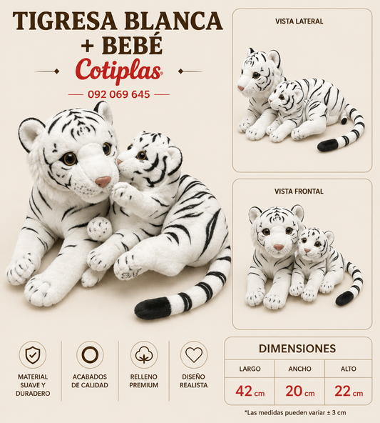 TIGRESA BLANCA+ BEBÉ