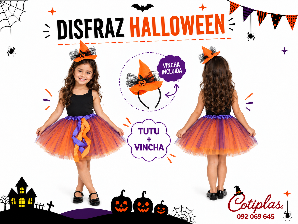 DISFRAZ DE BRUJA NENA / INFANTIL