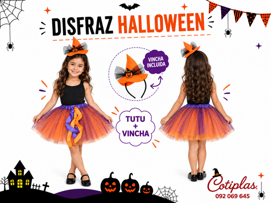 DISFRAZ DE BRUJA NENA / INFANTIL