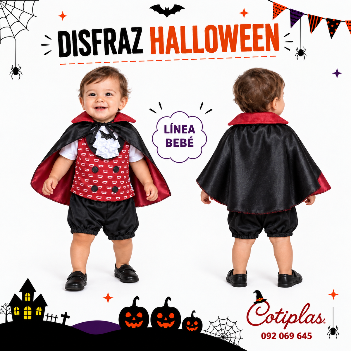 DISFRAZ DE VAMPIRO / LÍNEA BEBÉ