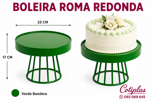 BOLEIRA ROMA REDONDA