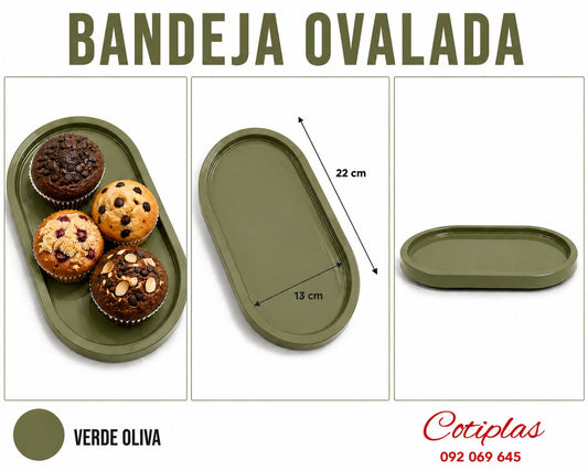 BANDEJA OVALADA