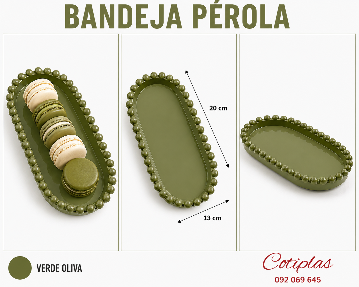 BANDEJA PÉROLA