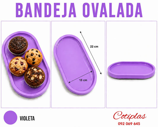 BANDEJA OVALADA