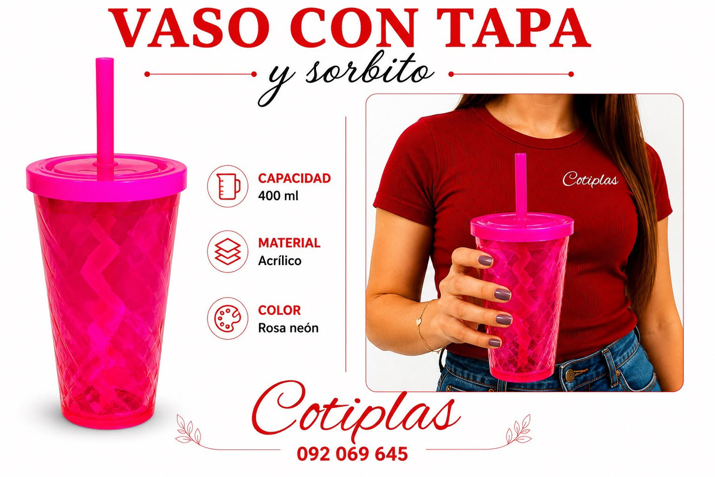 VASO C/ TEXTURA