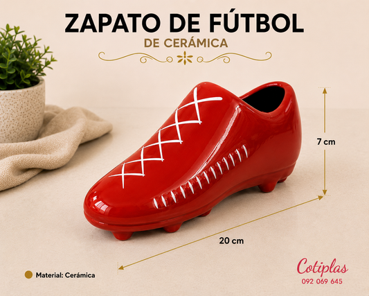 ZAPATO DE FÚTBOL DEE CERÁMICA