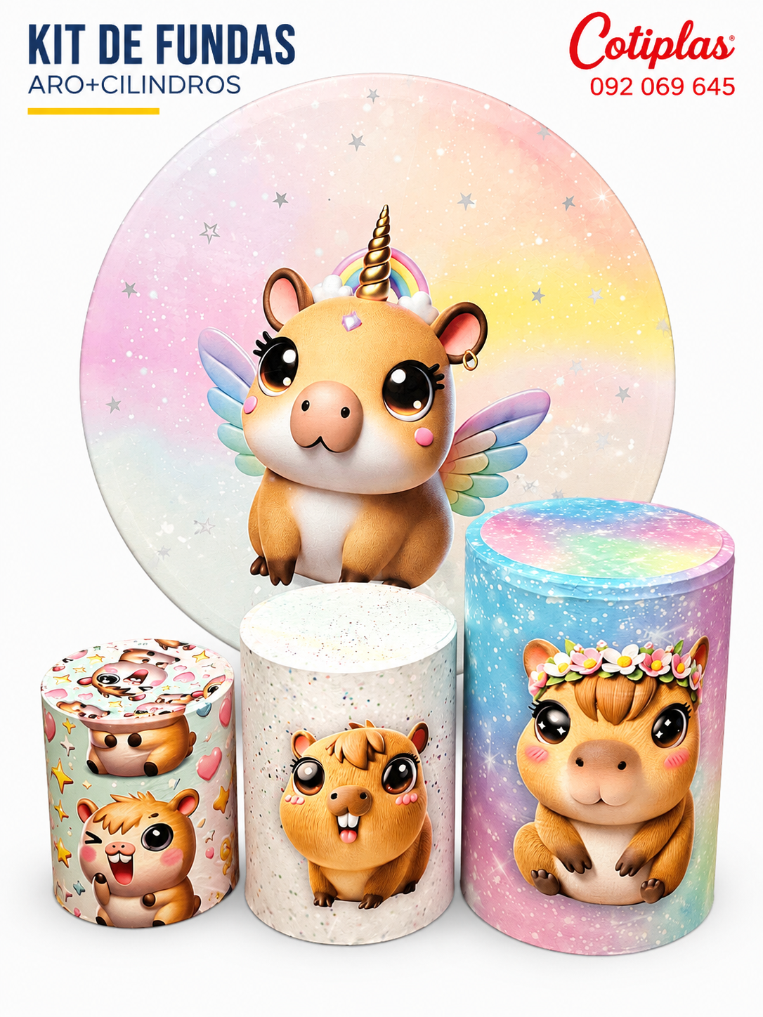 KIT DE FUNDAS CAPIBARA