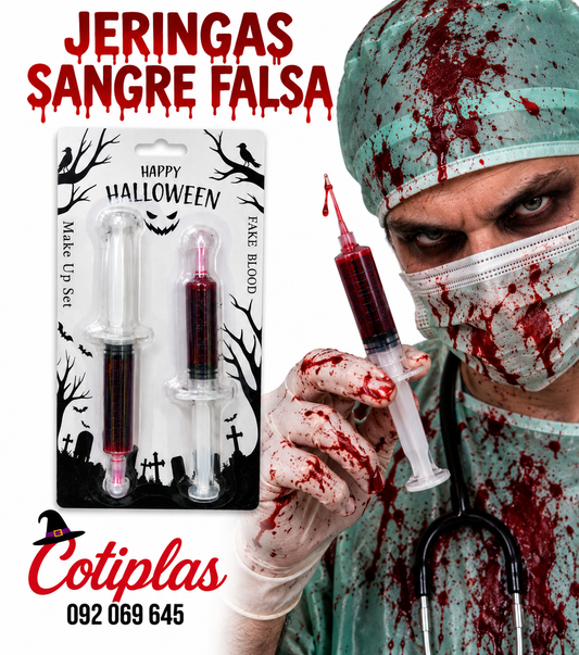 JERINGAS CON SANGRE FALSA