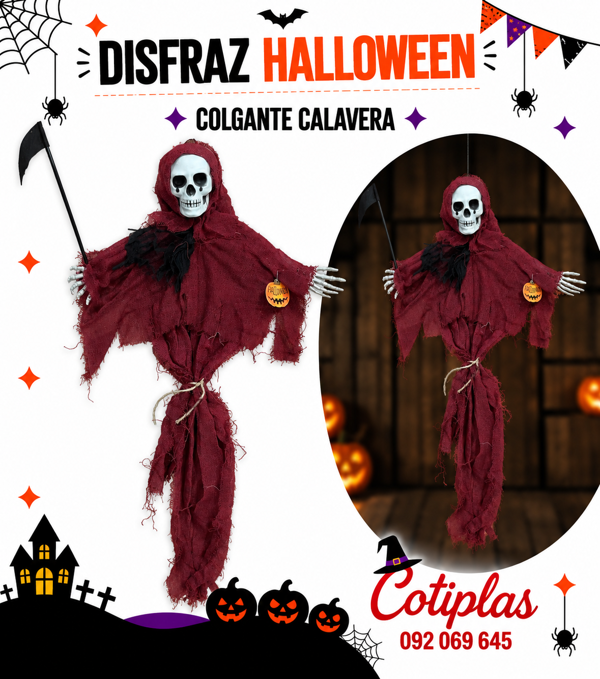 COLGANTE CALAVERA