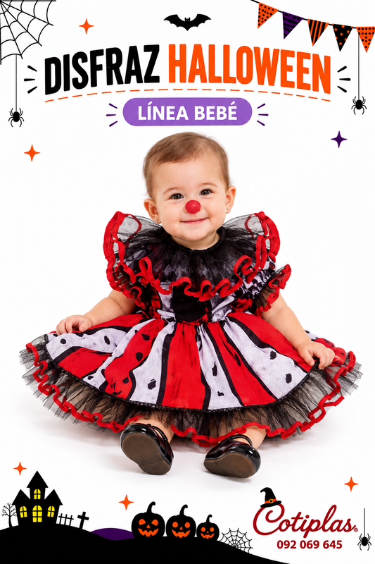 DISFRAZ PAYASA/ LÍNEA BEBÉ